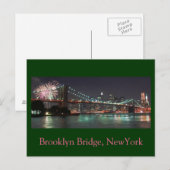 Brooklyn Bridge 2009、Brooklyn Bridge、ニューヨーク ポストカード (正面/裏面)