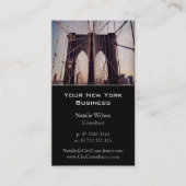 Brooklyn Bridge, New York写真 – 名刺 (正面)