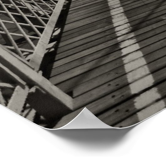 brooklyn bridge new york ポスター (角)