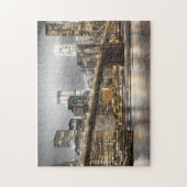 Brooklyn Bridge New York Night Jigsaw Puzzle ジグソーパズル (縦)