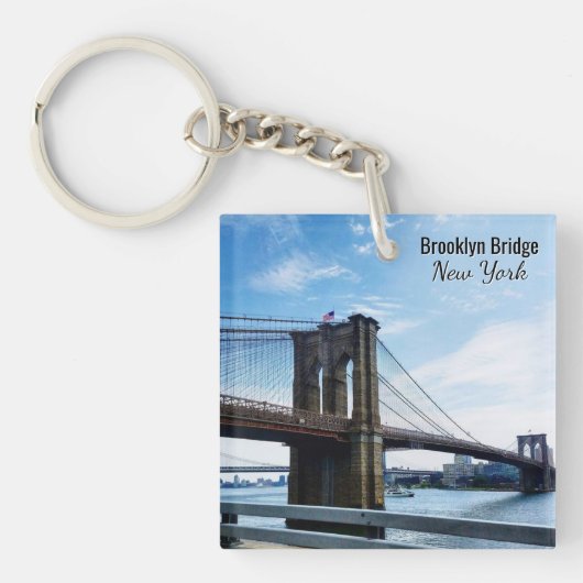 Brooklyn Bridge New York Souvenir キーホルダー (正面)
