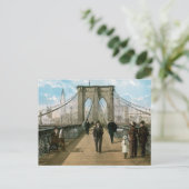 Brooklyn Bridge Promenade, New York City ポストカード (スタンド正面)