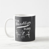 Brooklyn Bums New York Baseball Fan _1 コーヒーマグカップ (左)