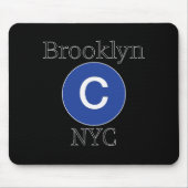 Brooklyn C Train マウスパッド (正面)