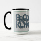 Brooklyn Denim Mug | New York City Gift マグカップ (左)