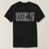 Brooklyn Distressed Letters Pullover  Tシャツ (デザイン正面)