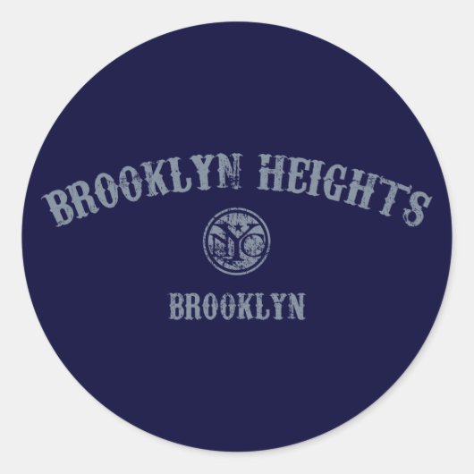 Brooklyn Heights ラウンドシール (正面)