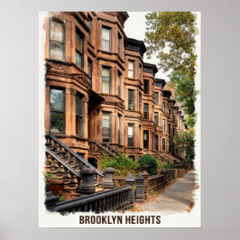 Brooklyn Heights Brooklyn ポスター
