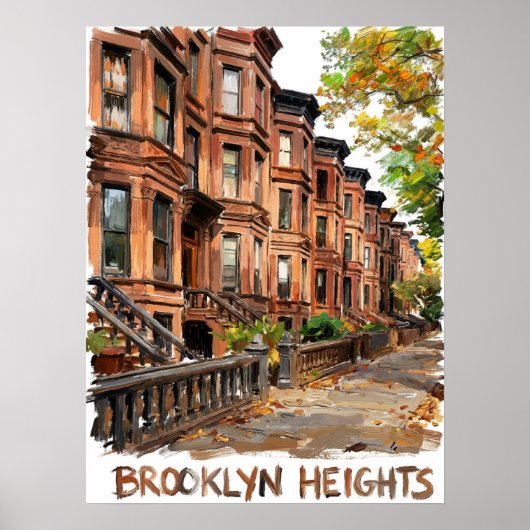 Brooklyn Heights Brooklyn ポスター (正面)