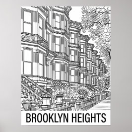 Brooklyn Heights Brooklyn ポスター