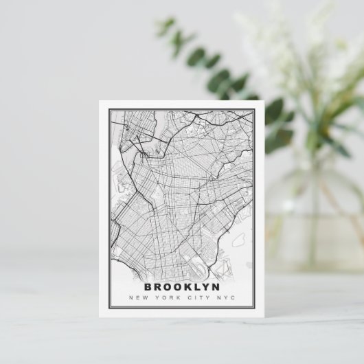 Brooklyn Map シーズンポストカード (スタンド正面)