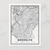 Brooklyn Map シーズンポストカード (正面)