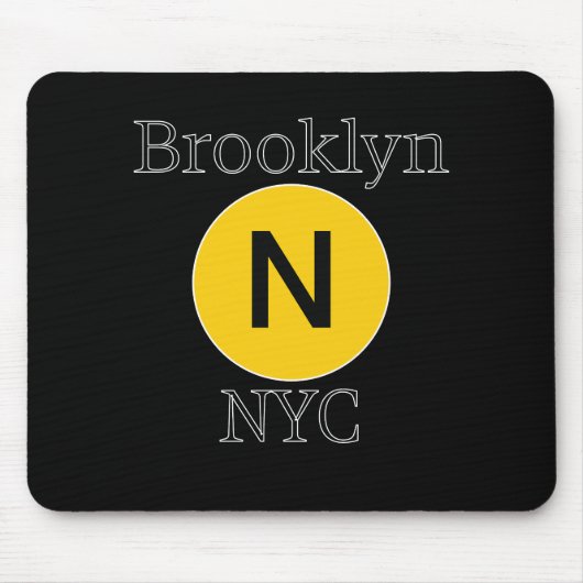 Brooklyn N Train マウスパッド (正面)