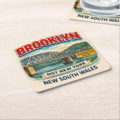 Brooklyn, New South Wales | Not Brooklyn, New York スクエアペーパーコースター (アングル)