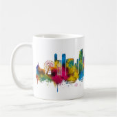 Brooklyn New York Skyline コーヒーマグカップ (左)