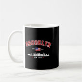 Brooklyn Ney York Est 1816 コーヒーマグカップ (左)