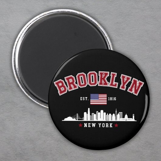 Brooklyn Ney York Est 1816 マグネット