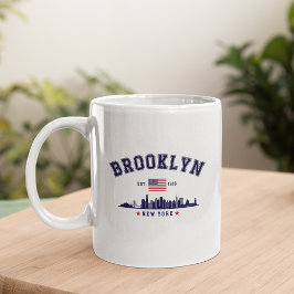 Brooklyn Ney York Vintage コーヒーマグカップ
