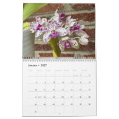 Brooklyn Orchids 2026 Calendar カレンダー (1月 2027)