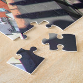 Brooklyn Skyline.クリスマスの挨拶 ジグソーパズル (側面)