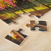 Brooklyn Skyline.クリスマスの挨拶 ジグソーパズル (側面)