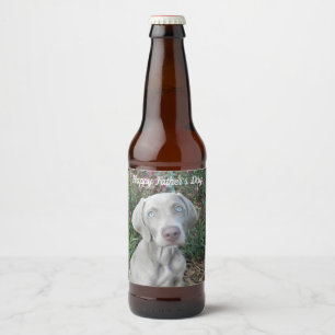 Brooklyn the Weimaraner – ビパーソナライズされたールラベル ビールラベル