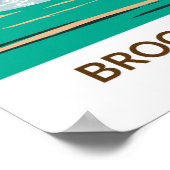 Brooks Range Mountains Alaska Vintage ポスター (角)