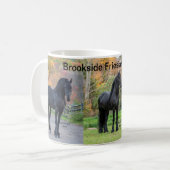 Brookside Friesian LLCのスタリオン コーヒーマグカップ (正面左)