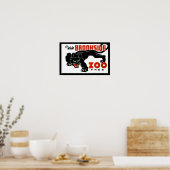 Brookside Zoo Free - WPA Poster with Panther ポスター (キッチン)
