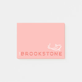 Brookstoneロゴのメモ帳 ポストイット