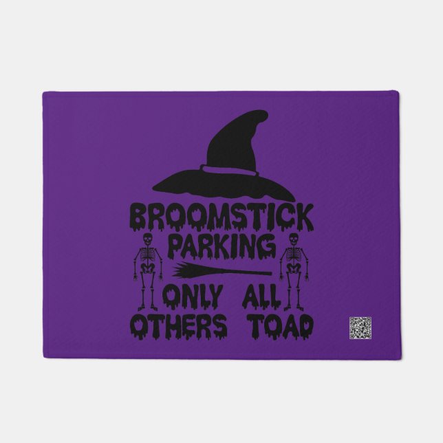 Broom Parking Only Other Toad ドアマット (正面)