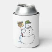 Broom Snowman can cooler 缶クーラー (缶正面)