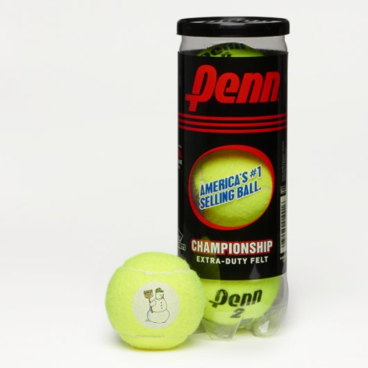 Broom Snowman Penn tennis balls テニスボール (ボックス)