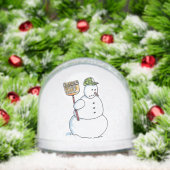 Broom Snowman snow globe (クリスマス)