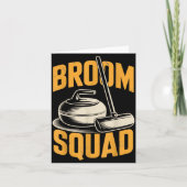 Broom Squad Ice Sweeng Rock Stone Sliding Curling  カード (正面)