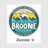 Broome, Western Australiaステッカー シール (シート)