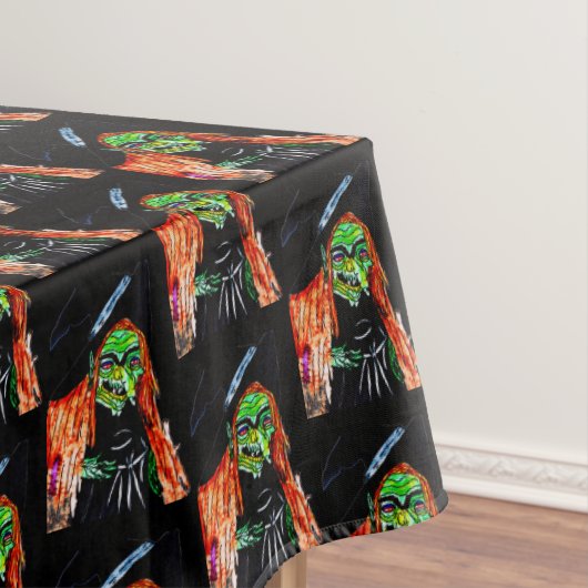 BROOMHILDA HALLOWEEN WITCH tablecloth テーブルクロス (インサイチュ)