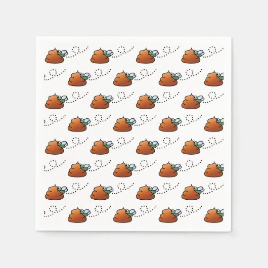 Brootsch the PooPoo スタンダードカクテルナプキン (正面)
