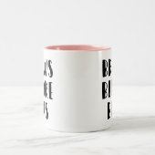 Brosの化粧のマグの前の額 ツートーンマグカップ (中央)