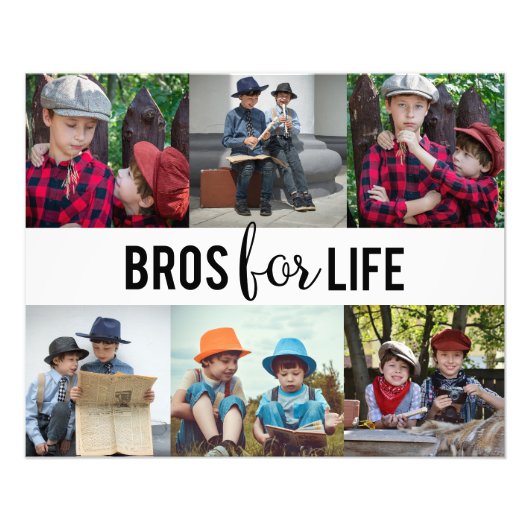 Bros for モダン Life Brothersフォトコラージュカスタム フォトプリント (正面)