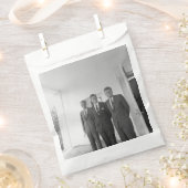 Bros、John Kennedy、Robert & Ted フェイバーバッグ (クリップ留めされた状態)