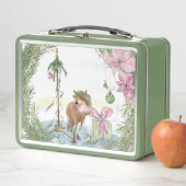Brotdose / Lunchbox mit Pferdemotiv メタルランチボックス (インサイチュ)