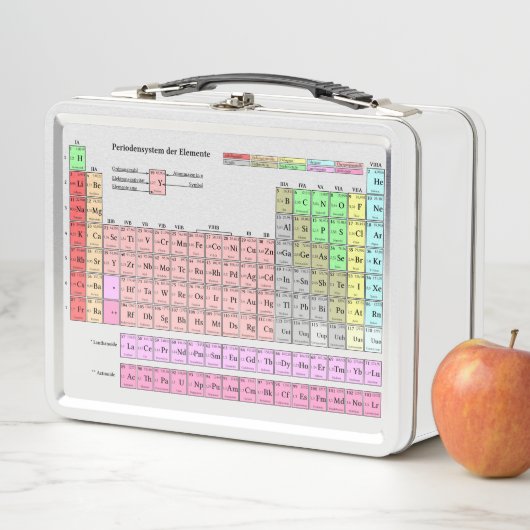 Brotdose Periodensystem der Elemente メタルランチボックス (インサイチュ)