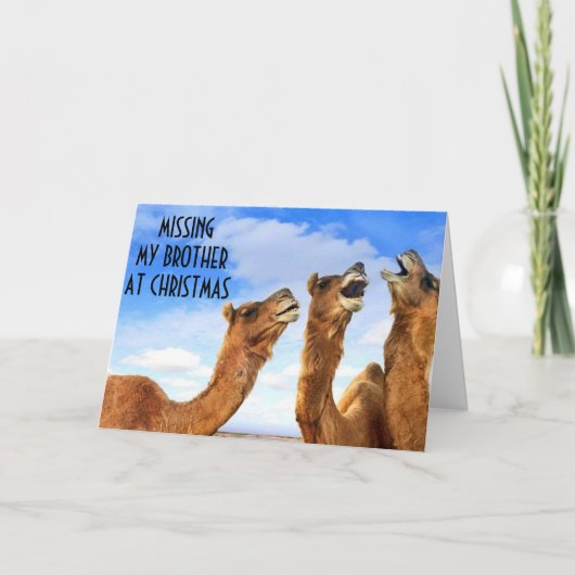 BROTHE=SINGINGクリスマス時にBLUES-MISS U! シーズンカード (正面)