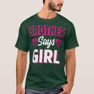 Brother氏が語る女の子かわいいジェンダーがチームのピンクバブを明かす Tシャツ