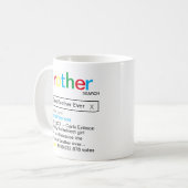 Brother 最高の Ever Searchエンジン結果メッセージ コーヒーマグカップ (正面左)