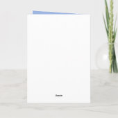 Brother 4th Birthday Snowman with Snowy Four カード (裏面)