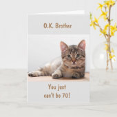 **BROTHER** *70*誕生日・カード カード (黄色い花)