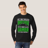 Brother and gamers for video players tシャツ (正面フル)