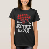 Brother Bear Christmas Pajama Red Plaid Buffalo Fa Tシャツ (正面)
